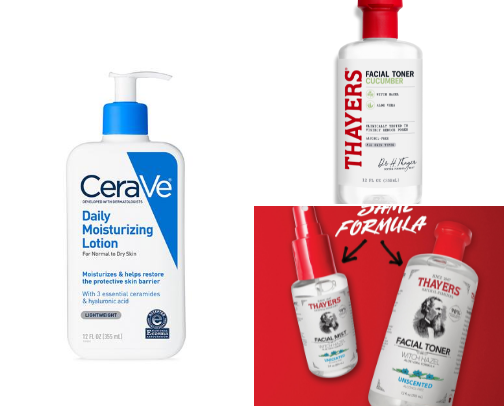 fav skincare to get my clear skin cover photo collage