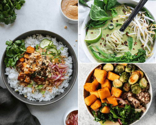 Healty Food & Drinks cover photo collage