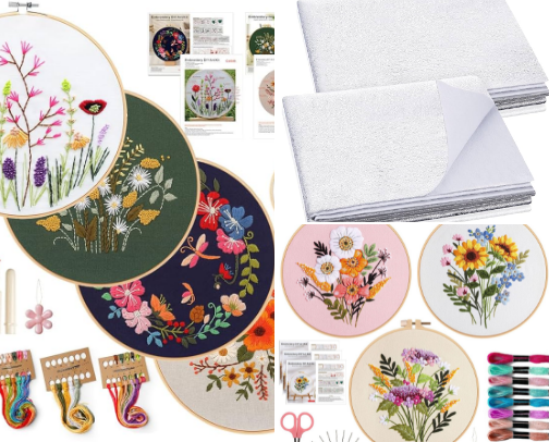 Craft supplies cover photo collage