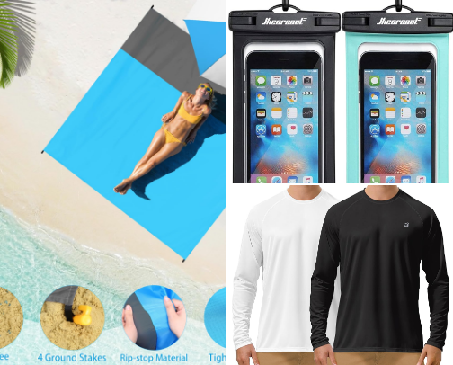 Beach Essentials cover photo collage