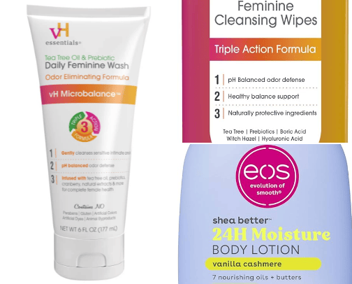 Self Care Hygiene Products cover photo collage