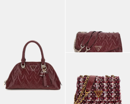 the best Guess bags 👌 cover photo collage