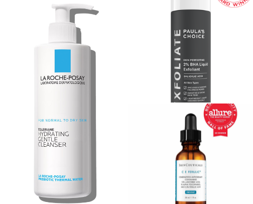 HOLY GRAIL skincare !!!!! cover photo collage