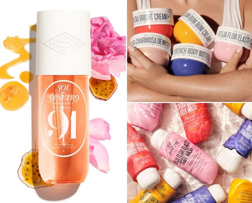 Sol de Janeiro scents - heavenly! cover photo collage