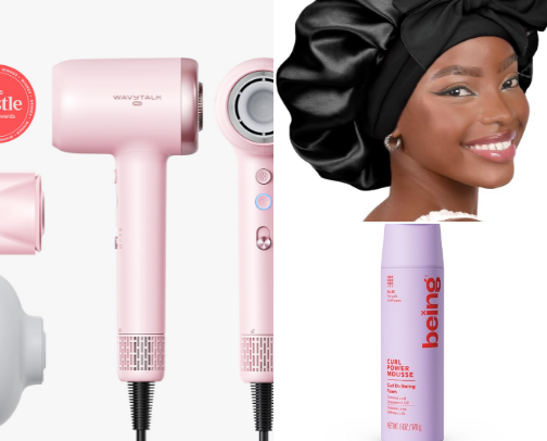 Curly Hair Must Haves✨ cover photo collage