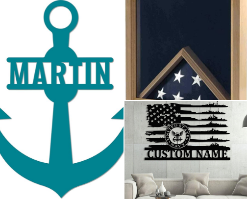 U.S. Navy Graduation & Welcome Home Banner – Amazon Find for Boot Camp & Homecoming cover photo collage