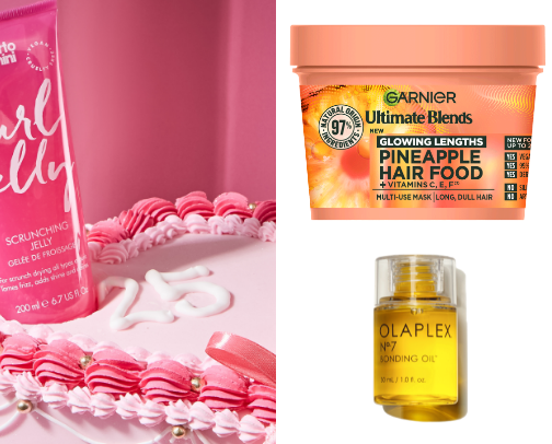 my favourite curly hair products cover photo collage