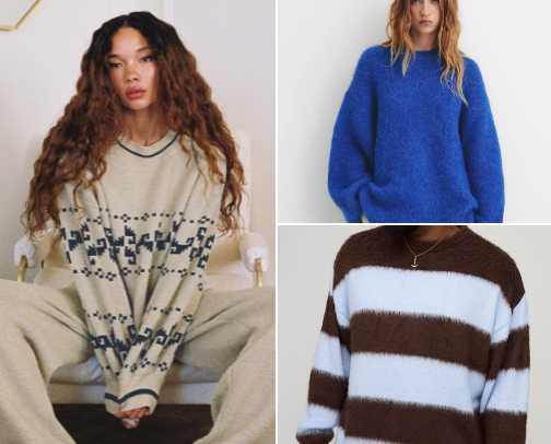 Sweaters i have a crush on 💌 cover photo collage