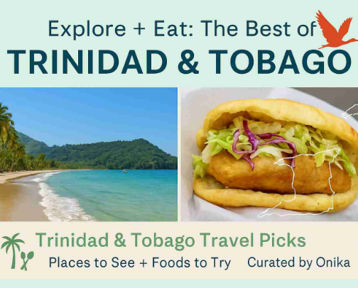 Must Visit Places & Must Try Food in Trinidad & Tobago. cover photo collage