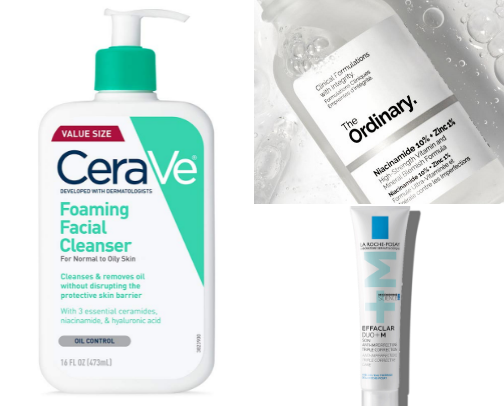 My Favorite Skincare & Makeup for Acne-Prone Skin cover photo collage