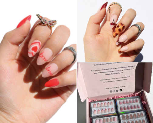 Nails, Press On, Nail Supplies cover photo collage