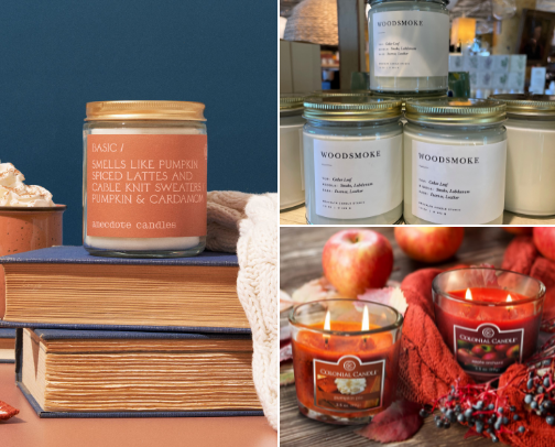 Best Fall Candles 2025 – Pumpkin, Vanilla & Holiday Scents to Get Cozy With cover photo collage