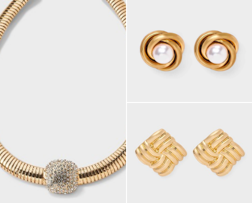 ✨ Affordable Gold Jewelry ✨ Target Edition cover photo collage