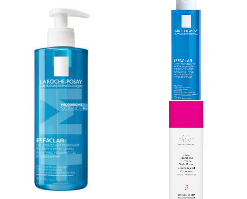 Evening skincare essentials for women with PCOS cover photo collage