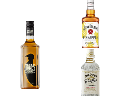 Favorite alcoholic beverages cover photo collage