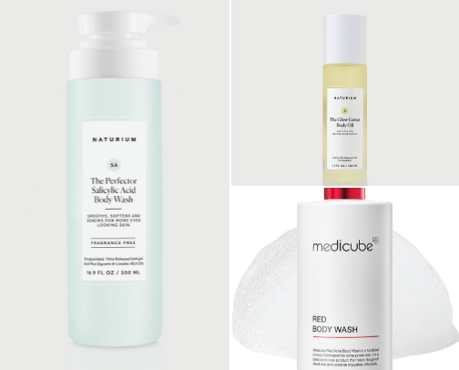 shower essentials 🚿 🫧 cover photo collage