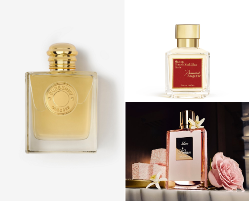 My favorite fragrances cover photo collage