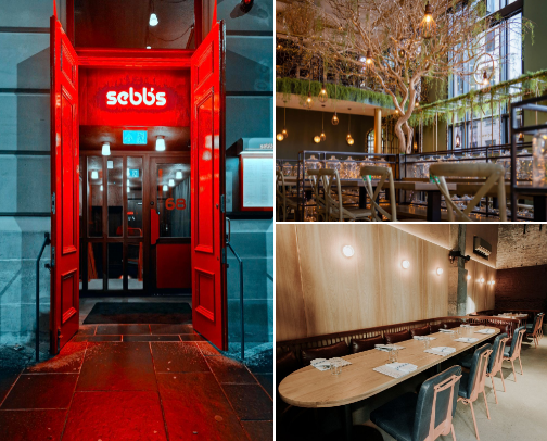Glasgow City Centre Restaurants with Atmosphere cover photo collage