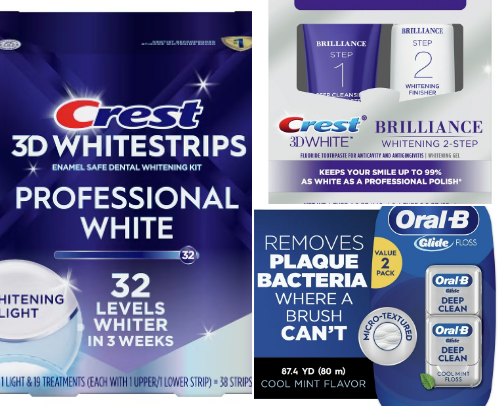 Products that whitened my teeth FAST cover photo collage
