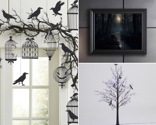 Home Decor: dark academia and witchy vibes cover photo collage