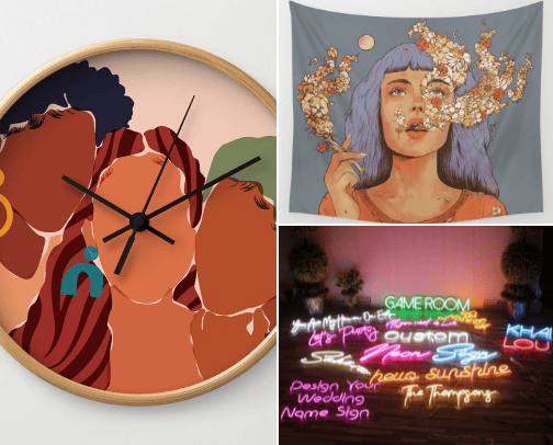 Home decor cover photo collage