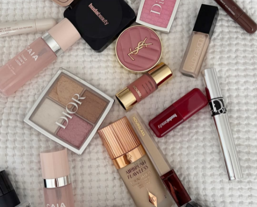 Viral makeup hits 🌸💅 cover photo collage
