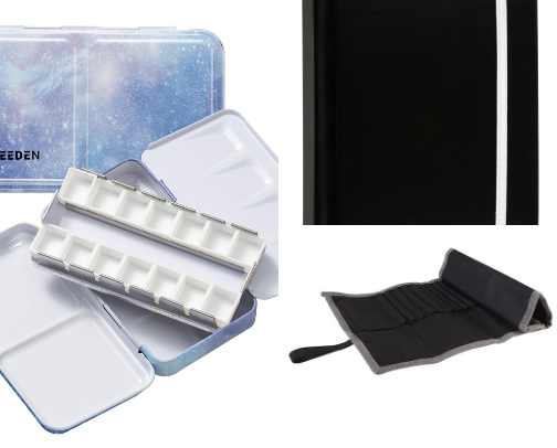 Art and Craft Supplies For Creative Travelers cover photo collage