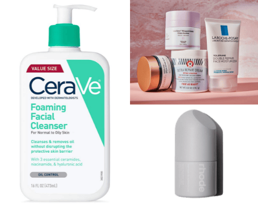 Skincare cover photo collage