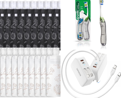 Travel Essentials I actually use cover photo collage