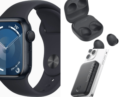 Gadgets and Tech Accessories cover photo collage