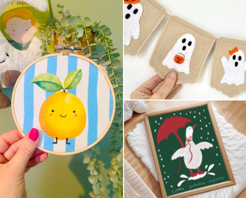 Nursery/Kids Decor: The Etsy Edit cover photo collage