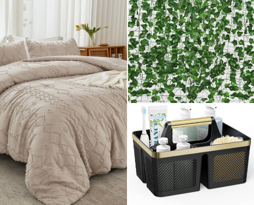 College Dorm Room Essentials | Cozy, Organized & Aesthetic Must-Haves cover photo collage