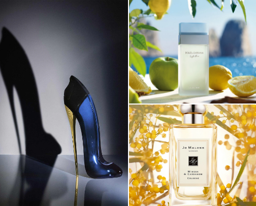Fragrance cover photo collage