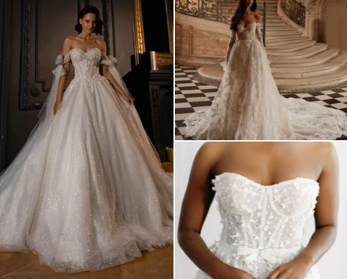 Wedding dresses 🤩 cover photo collage