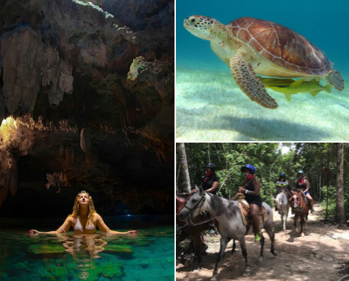Cancun Outdoors and More cover photo collage