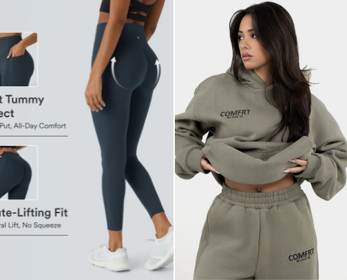 Athletic Wear/ Clothing cover photo collage