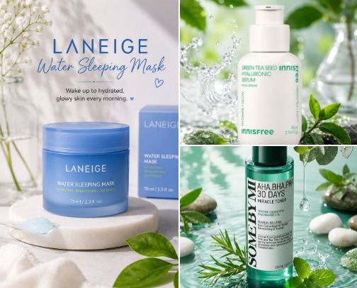 Most Recommended Korean Beauty Products cover photo collage