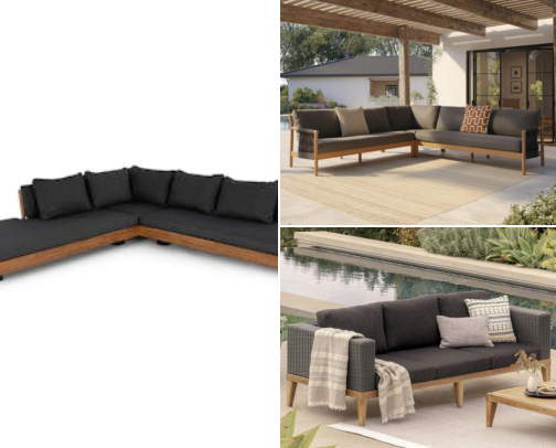Premium Outdoor Furniture & Backyard Lounge Upgrades cover photo collage