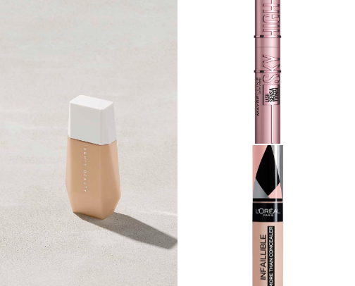 What you will find in my makeup bag! cover photo collage