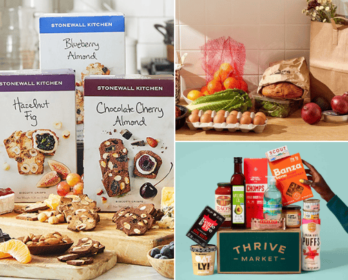 Food Grocery Delivery cover photo collage