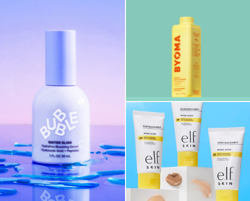 Skincare Routine for Glowy and Clear Skin cover photo collage
