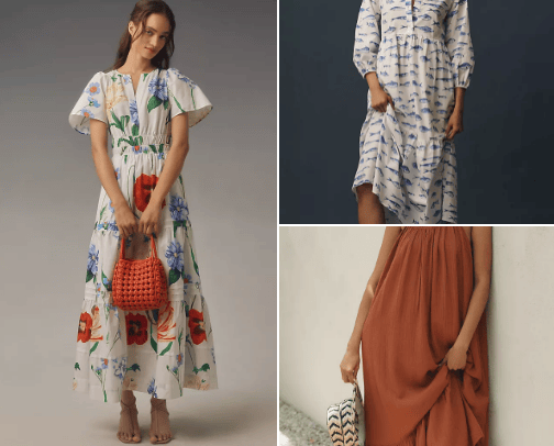 women Dresses cover photo collage
