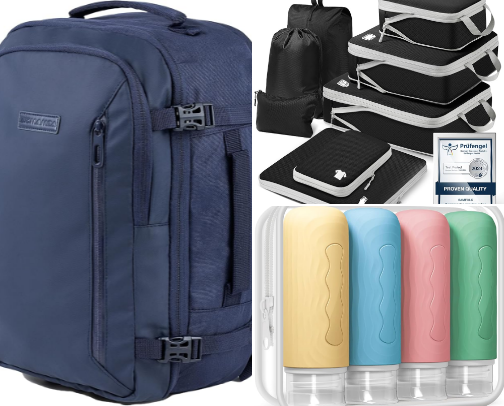 Viaggiare Leggeri: Il Kit Solo Bagaglio a Mano cover photo collage