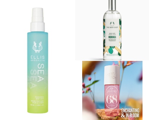 Cool & Clean: Scented Body Sprays and Mists cover photo collage