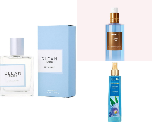Cool & Clean: Scented Body Sprays and Mists cover photo collage