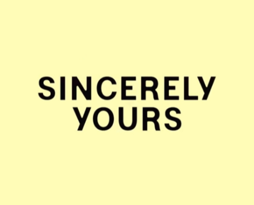 Sincerely Yours 💛 cover photo collage