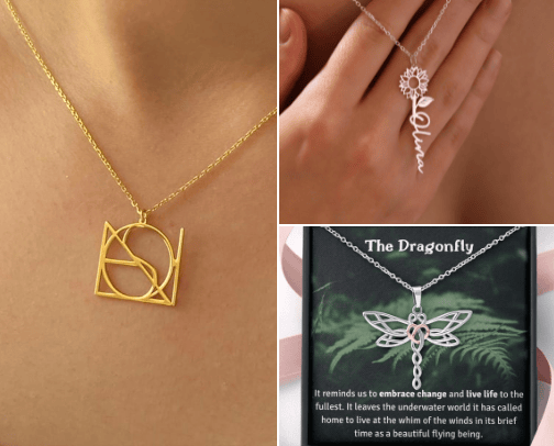 Etsy jewelry cover photo collage