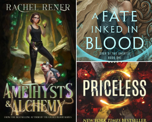 Recommended Fantasy Books cover photo collage
