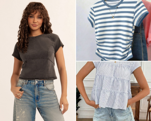 Classy and trendy back to school shirts👚 cover photo collage