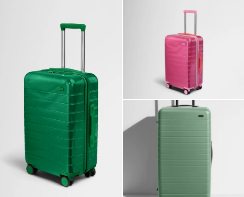 AWAY Travel accessories cover photo collage